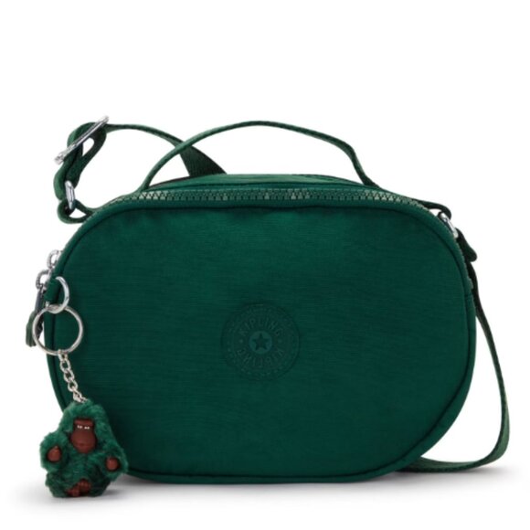 Brand New Kipling Gwenna Crossbody Bag in Jungle Green - Picture 1 of 5